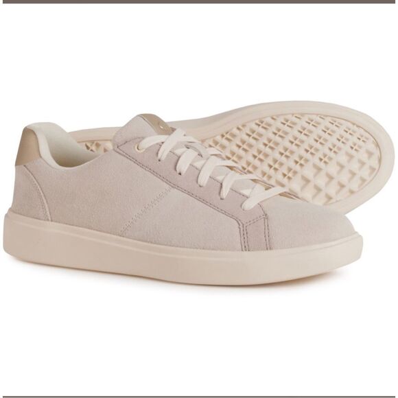 Cole Haan Grand Crosscourt Coaster Sneakers - ivory Suede size 8 NWB - Picture 1 of 6